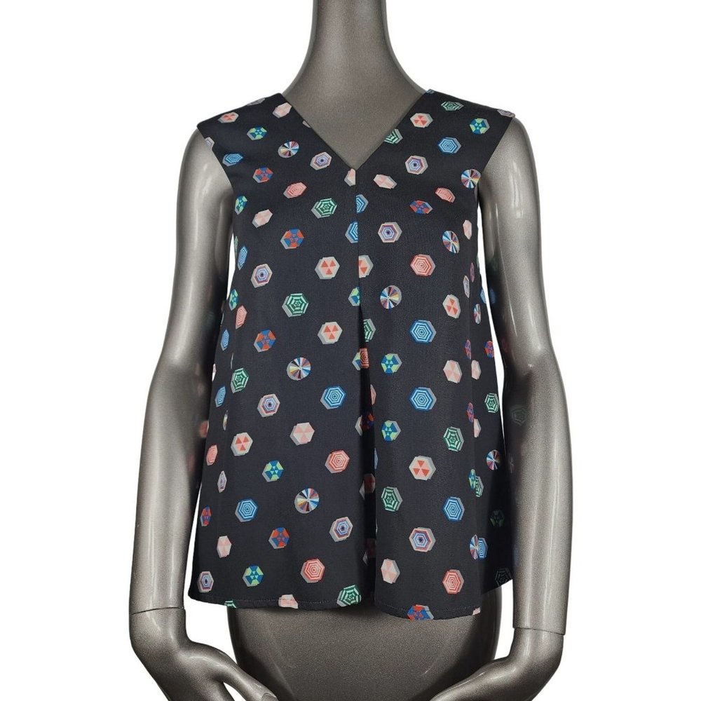 Opening Ceremony NWT Black Top Sleeveless Blouse Shirt Summer Small